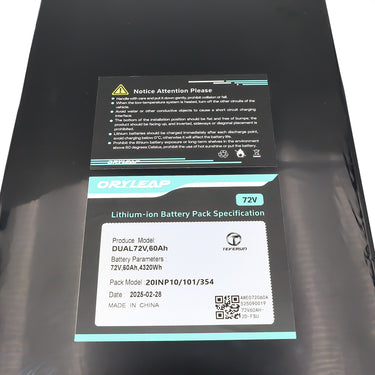 72V 60Ah Battery for Fighter Supreme 7260R